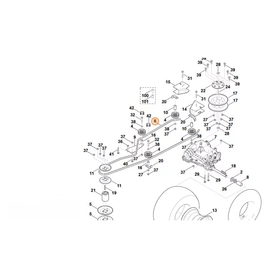 STIHL  Pasek klinowy 6160 704 2110